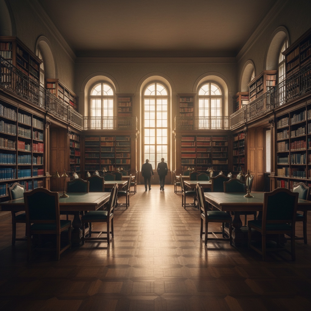 Sentenza CGUE Cuadrench More — aula del tribunale vuota con biblioteca giuridica
